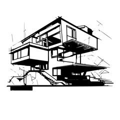 Modern House Vector