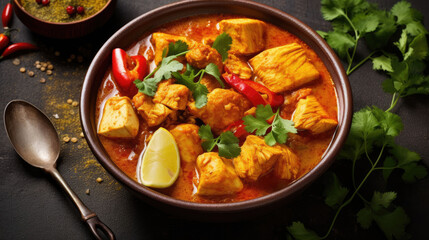 Chicken And Sweet Potato Curry Natural Colors , Background For Banner, HD