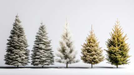 Christmas Tree  Natural Colors Minimalist, Background For Banner, HD