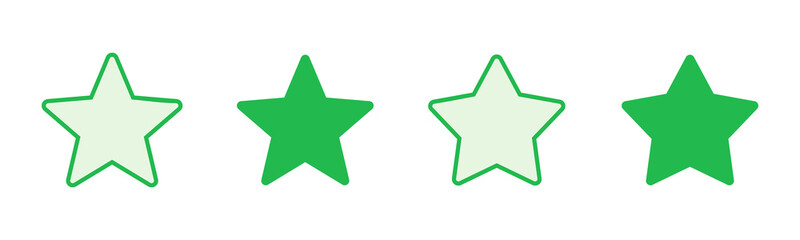 Obraz premium Star Icon set. rating icon vector. favourite star icon
