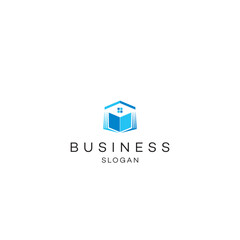Real estate book premium business solution abstract Logo Icon design vector modern minimal style illustration emblem sign symbol logotype
