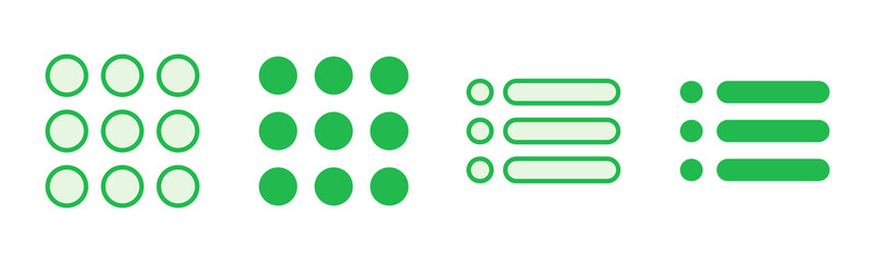 Obraz premium Menu Icon set. web menu icon. hamburger menu symbol