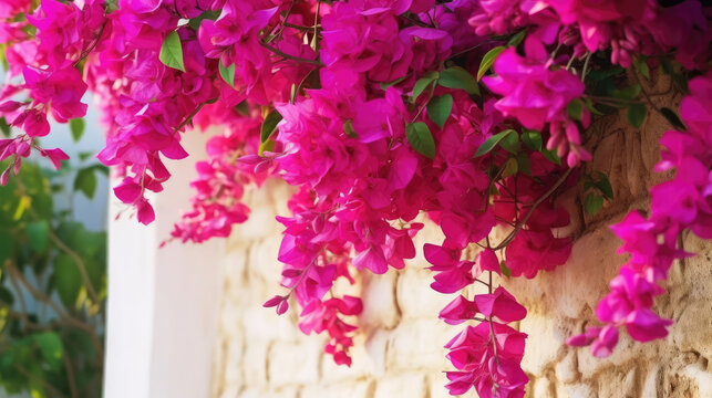 Bougainvillea Natural Colors Minimalist  , Background For Banner, HD