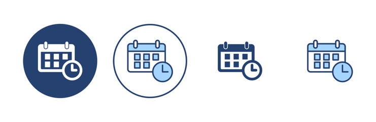 Calendar icon vector. Calender sign and symbol. Schedule icon symbol