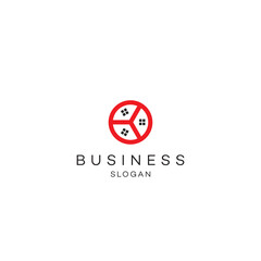 Real estate home house property premium business solution abstract Logo Icon design vector modern minimal style illustration emblem sign symbol logotype