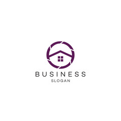 Real estate home house property premium business solution abstract Logo Icon design vector modern minimal style illustration emblem sign symbol logotype