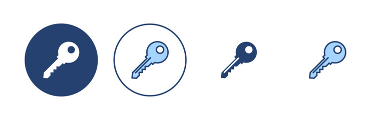 Key icon vector. Key sign and symbol.