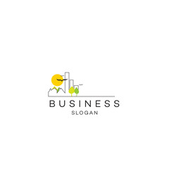 Real estate city building urban  premium business solution abstract Logo Icon design vector modern minimal style illustration emblem sign symbol logotype 