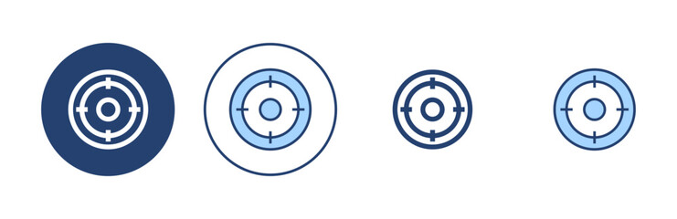 Target icon vector. goal icon vector. target marketing sign and symbol