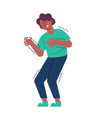 epilepsy man illustration