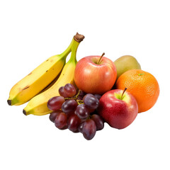 Fruit on transparent background