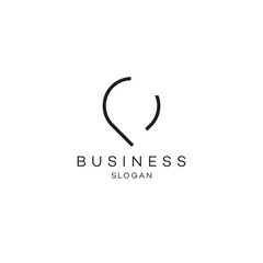 Map pin innovative premium p letter  business solution Abstract Logo Icon design vector modern minimal style illustration emblem sign symbol logotype