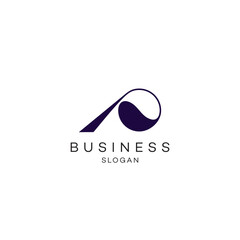 Letter p typography premium business solution Abstract Logo Icon design vector modern minimal style illustration emblem sign symbol logotype