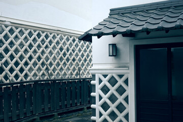 中山道のなまこ壁