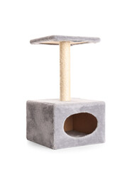 Cat tree on white background