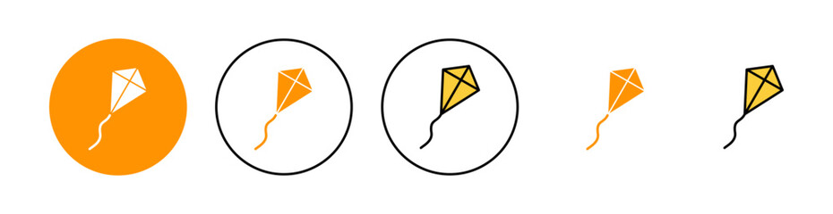 Kite icon set  for web and mobile app. kite sign and symbol