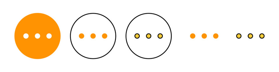 Menu Icon set for web and mobile app. web menu sign and symbol. hamburger menu symbol