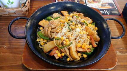 Japanese vegetable pasta