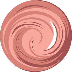 Circle Liquid Abstract Pattern