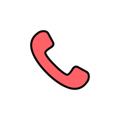 Call icon set illustration. telephone sign and symbol. phone icon. contact us