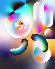 abstract symbol made of many spheres