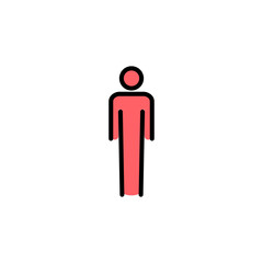 Man icon set illustration. male sign and symbol. human symbol