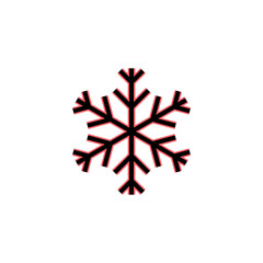 Snow icon set illustration. snowflake sign and symbol