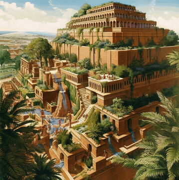 Babylon, the Hanging Gardens, Seven Wonders of the World