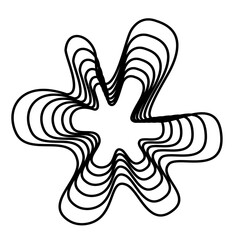 Geometric Fractal Abstract Shape 