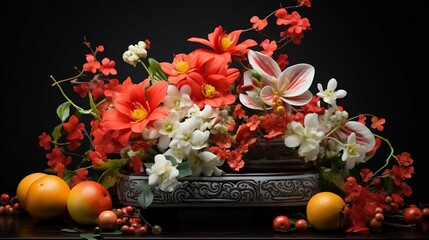 A magnificent floral arrangement symbolizing renewal
