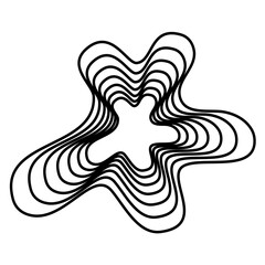 Geometric Fractal Abstract Shape 