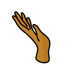 Hand Gesture Cartoon Vector Illustration 