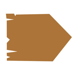 Arrow Board Flat Vector 