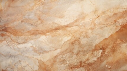 Beige Marble with Copper Patina Horizontal Background. Abstract stone texture backdrop. Bright natural material Surface. AI Generated Photorealistic Illustration.