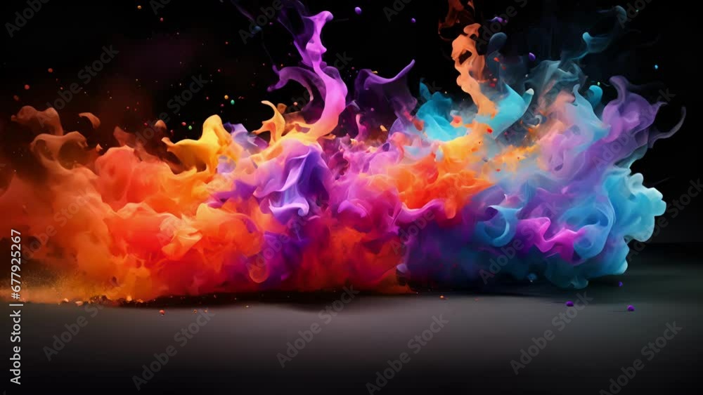 Aufkleber a brilliant representation of the classical elements coming together to create a dazzling array of c