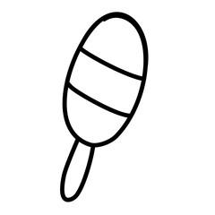 Ice cream Icon icon Outline Style Vector 