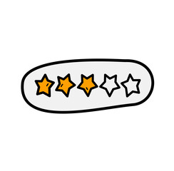 Star Rating Vector Illustration