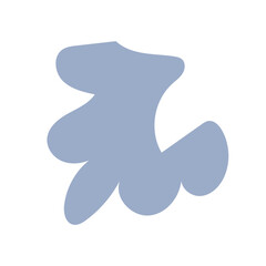 Winter Color abstract shapes vector 