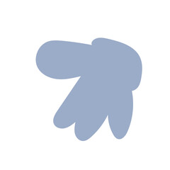 Winter Color abstract shapes vector 