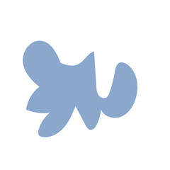 Winter Color abstract shapes vector 