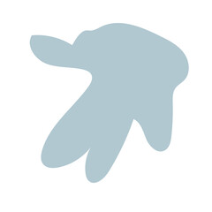 Winter Color abstract shapes vector 