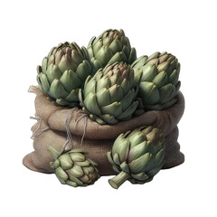 Obraz premium Artichoke Alchemy: GENERATIVE AI
