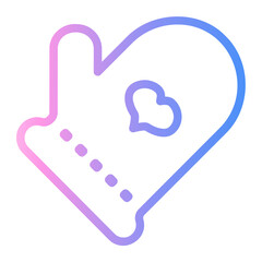 Obraz premium mitten icon