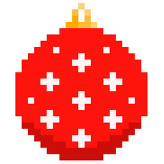 Pixel Christmas ball