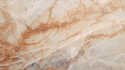 Fototapeta premium Beige Marble with Quartzite Horizontal Background. Abstract stone texture backdrop. Bright natural material Surface. AI Generated Photorealistic Illustration.
