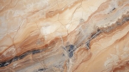 Obraz premium Beige Marble with Slate Horizontal Background. Abstract stone texture backdrop. Bright natural material Surface. AI Generated Photorealistic Illustration.