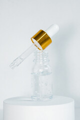 Skincare Cosmetic tube bottle mockup cream and serum