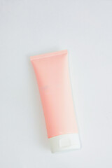 Skincare Cosmetic tube bottle mockup cream and serum