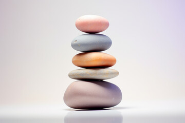 Fototapeta na wymiar stack of stones, balance background with copy space