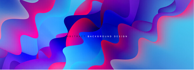 Waves with liquid colors dynamic abstract background for covers, templates, flyers, placards, brochures, banners